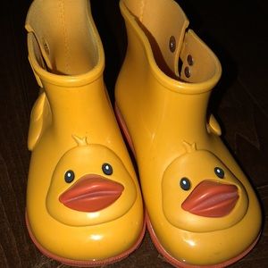 mini melissa duck boots